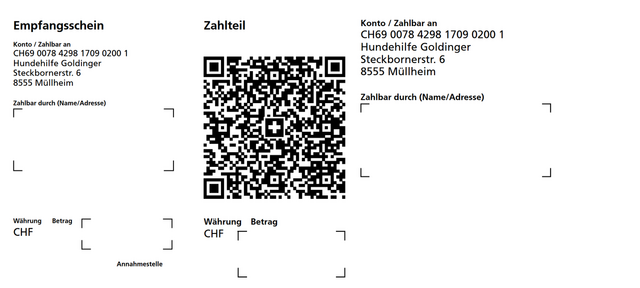 qr einzahlungsschein